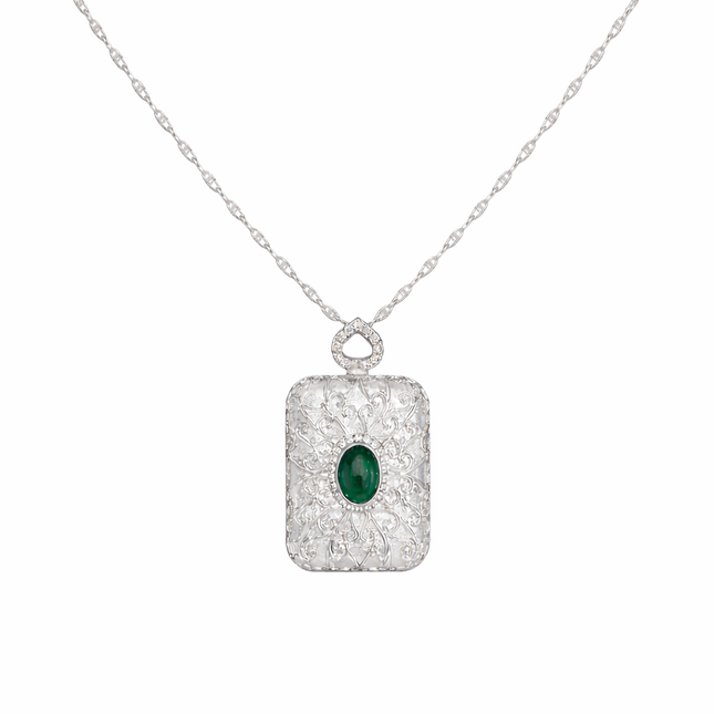 Miss-u-Alr Evergreen Keepsake Necklace