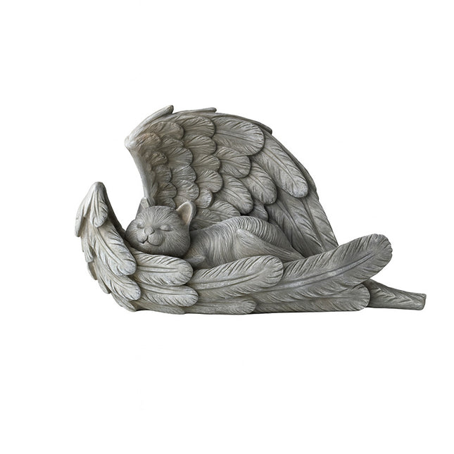 Miss-u-Alr Cat Lying Angel Urn