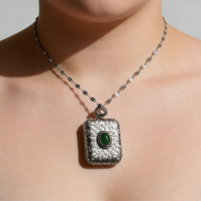 Miss-u-Alr Evergreen Keepsake Necklace