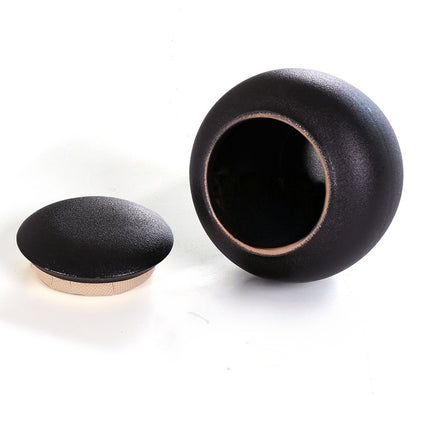 Miss-u-Alr Black Porcelain Pet Urn