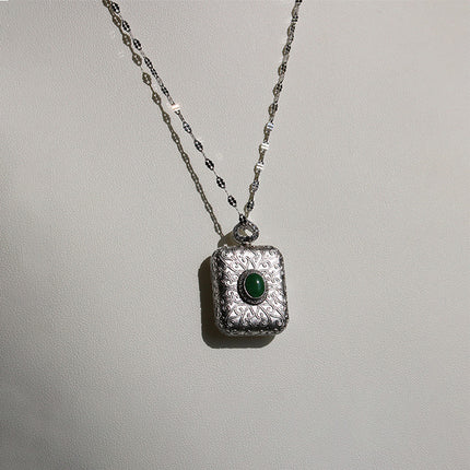 Miss-u-Alr Evergreen Keepsake Necklace