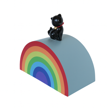Miss-u-Alr Wooden Rainbow Bridge Pet Urn