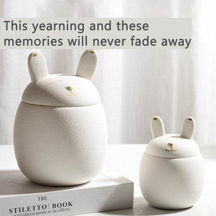 Miss-u-Alr Porcelain Bunny Pet Urn
