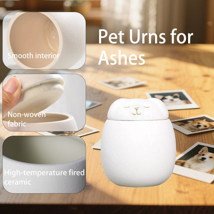 Miss-u-Alr Smiling Doggo Ceramic  Pet Urn