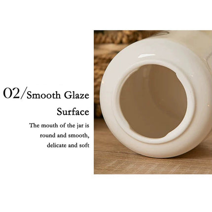 Miss-u-Alr Handmade Porcelain Ceramic Pet Urn