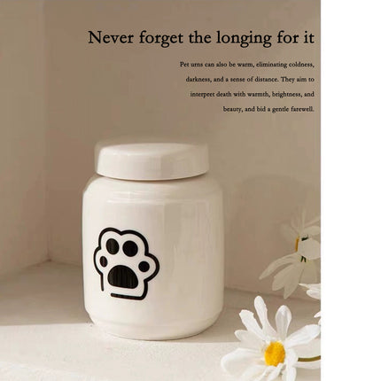 Miss-u-Alr Handmade Porcelain Ceramic Pet Urn
