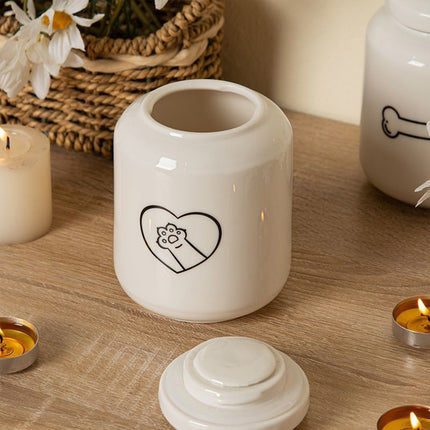 Miss-u-Alr Handmade Porcelain Ceramic Pet Urn