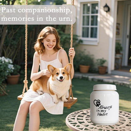 Miss-u-Alr Handmade Porcelain Pet Urn
