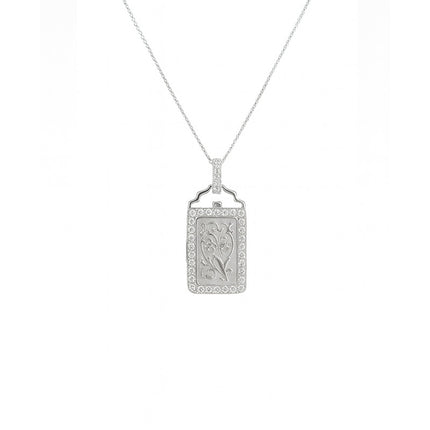 Miss-u-Alr Filigree Angel Wing Keepsake Necklace
