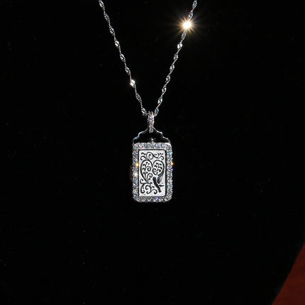 Miss-u-Alr Filigree Angel Wing Keepsake Necklace