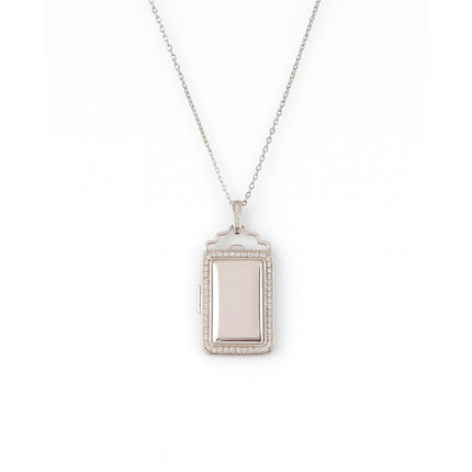 Miss-u-Alr Mirror of the Heart Lake Keepsake Necklace
