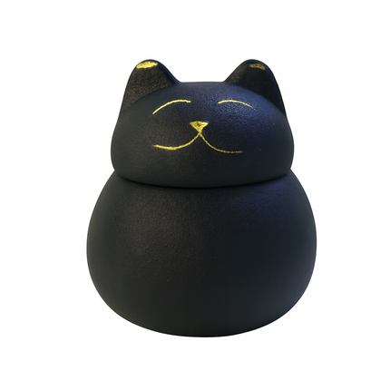 Miss-u-Alr Porcelain Smiling Kitty Pet Urn