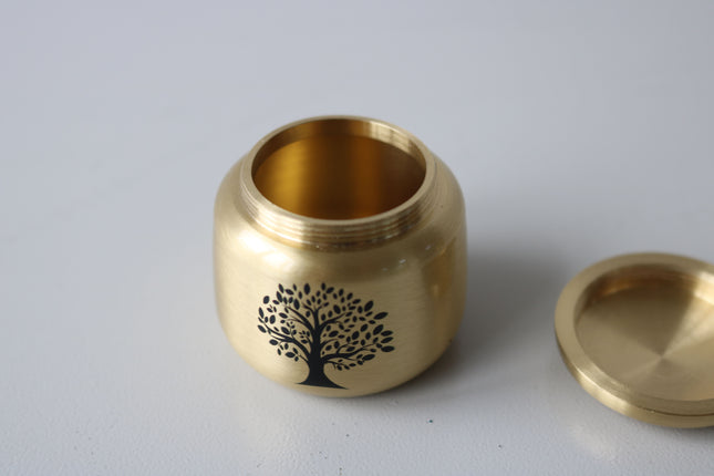 Miss-u-Alr Brass Tree Echo Urn for Pet-Small