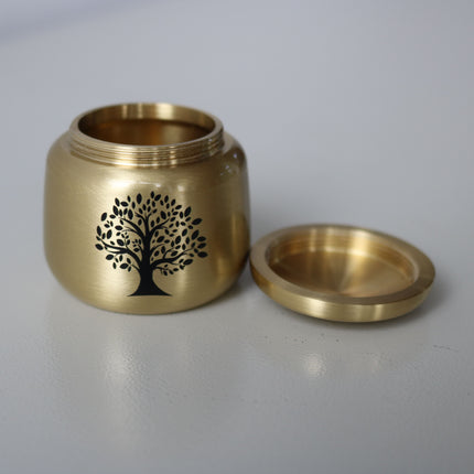Miss-u-Alr Brass Tree Echo Urn for Pet-Small