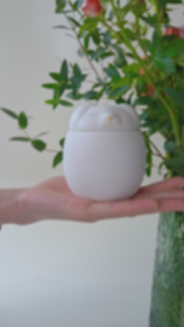 Miss-u-Alr Smiling Doggo Ceramic  Pet Urn