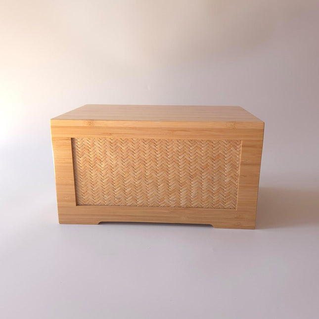 Miss-u-Alr Bamboo Woven Urn