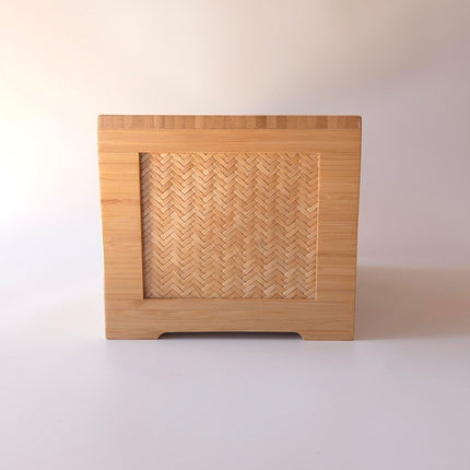 Miss-u-Alr Bamboo Woven Urn
